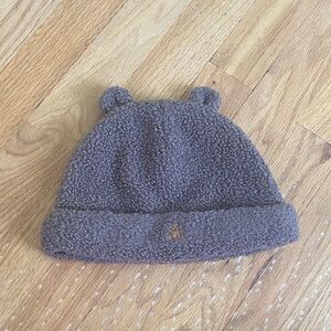 GAP Fuzzy Brown Kids Hat with Bear Ears